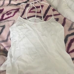 White flowy tank